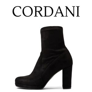 Cordani Nan Black Suede EU 37.5 (US Women's 7) M